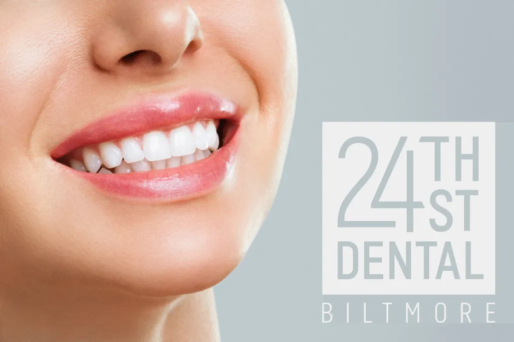 Smiling woman showcasing bright white teeth in Phoenix, AZ | 24th Street Dental Biltmore
