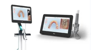 Multiple monitors displaying digital dental impressions and 3D scans | 24th Street Dental in Phoenix, AZ