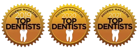 Phoenix Magazine 2020 Top Dentists badge | 24th Street Dental Biltmore,