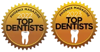 Phoenix Magazine 2022 Top Dentists badge | 24th Street Dental Biltmore,