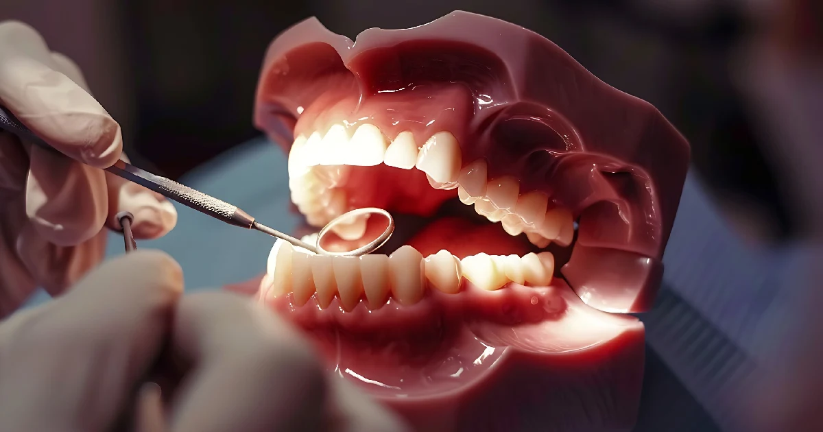 Dental Model of a Full Mouth Reconstruction in Phoenix, AZ | 24th Street Dental Biltmore