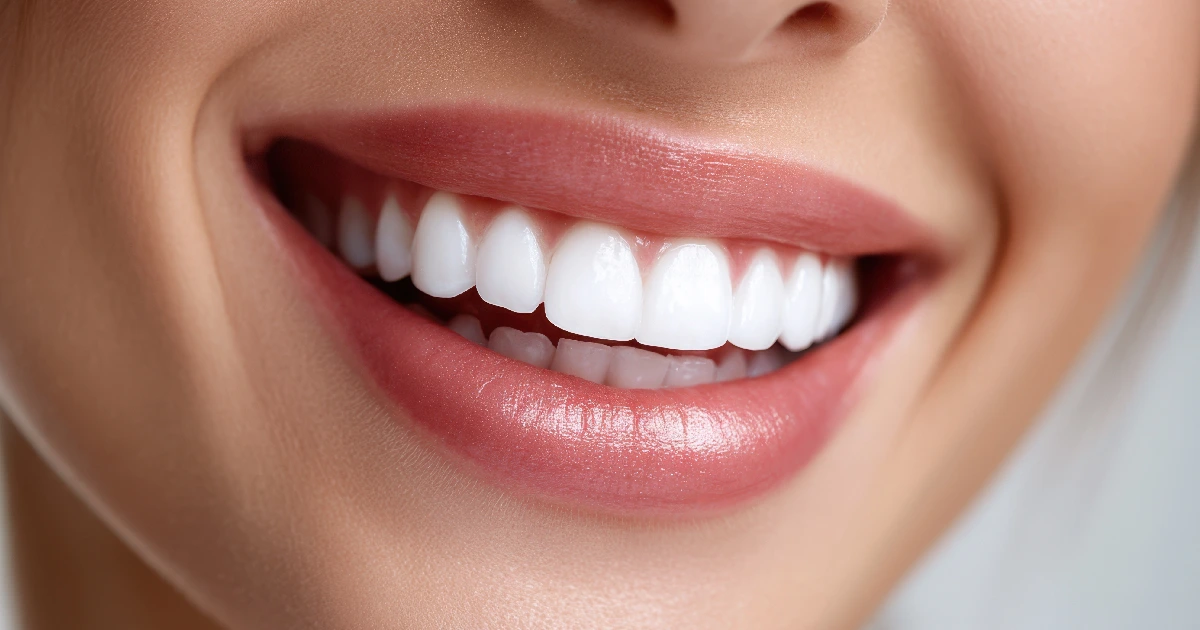 Woman’s bright white smile after a smile makeover treatment in Phoenix, AZ | 24th Street Dental